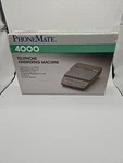 Phonemate Model 4000 Answering Vintage W/ac Adapter Exc. Fixed Price $20.00.