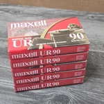 Maxell UR90 5 Pak Minutes Audio Cassette Tapes Normal Bias Sealed. Fixed Price $14.40.