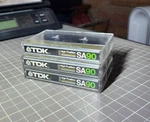 3 Lot Tdk Sa Blank Cassette Tape 90MIN High (CRO2) 70US Eq Type Ii Open Box. Fixed Price $12.95.