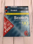 New! Scotch Audio Cassettes 90 Min Six Pack. Fixed Price $25.00.