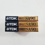 Lot Of 3 Tdk SA-90 Iec Type Ii High Bias Cassette Tapes Blank Sealed New Nos. Fixed Price $24.99.