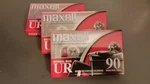 Maxell UR-90 Normal-bias Cassette Tapes (108510) New/sealed. Fixed Price $9.67.