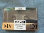 Maxell Mx 100 Metal Cassette Tape Type Iv. New Sealed.. Fixed Price $30.00.