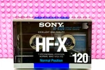 Sony Hf X 120 1988 Japan Type I Blank Cassette Tape (1) (sealed). Fixed Price $26.09.
