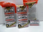 Sony Micro Cassette 3MC-60B 2 Packs Of &1 Single New Dictator Answer Machine. Fixed Price $34.99.