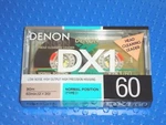 Denon DX-1 60 1988 Usa Type I Blank Cassette Tape (1) (sealed). Fixed Price $17.99.