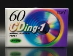 Tdk CDING-1 60 Blank Audio Cassette Tape Type Normal Position Japan 1996. Fixed Price $16.99.