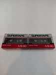 2X Realistic Supertape MI-90 Type Ii Metal Advanced Formula Blank Cassettes Nos. Fixed Price $24.26.