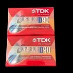 Tdk D90 Superior Normal Bias Blank Audio Cassette Tape Sealed Lot Of 2. Fixed Price $7.99.