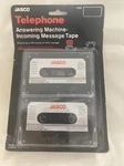 2 Pk - Jasco Model 1949 30 Minute Answering Machine Cassette Tape Hard To Find. Fixed Price $29.95.