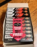 Lot Of 10 Tdk D60 & D90 Blank Cassette Tapes Ieci Type High Output New Sealed. Fixed Price $18.00.