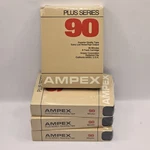 Qty (4) Vintage Ampex 8-TRACK Blank Cartridge 90 Minutes High Output New Sealed. Fixed Price $16.99.