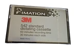 3M Imation 542 Standard Dictating Cassette Tape 60 Min Korea New Sealed. Fixed Price $13.95.