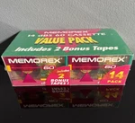 New Vtg 1990S Memorex Dbs 60 Minutes Cassette Tape 14 Pack 80S Style Sealed. Fixed Price $36.85.