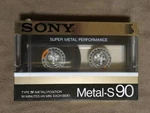 Sony Cassette Tape Metal-s 90 Position Type Minute 1984 Unopened Jp. Fixed Price $152.73.