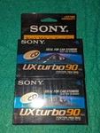 Sony Ux Turbo Blank Cassette Tape 2 Pack Sealed. Fixed Price $37.03.