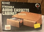 Cassette Stackable Masterbilt 2 Drawer 40 Audio Cabinet Wood Grain Nib New. Fixed Price $23.00.