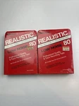 Realistic Hi Fidelity 80 Low Noise Track Recording Tape NO.44-841A Set Of 2. Fixed Price $16.49.