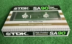1 Tdk SA90 Cassette Tape - Sealed Brand New Made In Japan. Fixed Price $13.00.