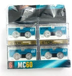 Vintage Tdk MC60 Micro Cassette Blank Tapes (4 Pack). Fixed Price $8.40.