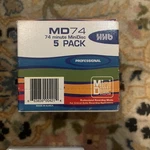 Hhb Mididiscs 74 Min. 5 Pack - New Sealed Nos Vtg Made Korea. Fixed Price $48.60.