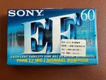 Sony C-60EFB 60-MINUTE Type Blank Audio Cassette New & Sealed. Fixed Price $8.00.