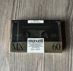 Maxell Mx 60 Type Iv Blank Audio Cassette Tape - New Sealed Made In Japan. Fixed Price $24.99.
