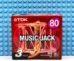 Md Tdk Music Jack Mj 80 Pack Red Blank Mini Discs (3) (sealed). Fixed Price $25.99.