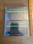 Acoustic Blank Cassettes 90 Min 2PACK See All Pics And Description. Fixed Price $16.99.