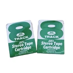 Lot 2 Blank 8-TRACK Tape Cartridges Stereo Off White Vtg Audio 80 Mins New. Fixed Price $11.95.