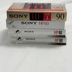 Vintage Sony High Fidelity 60 & 90 Audio Cassette Tape New Sealed Lot Of 4. Fixed Price $16.00.