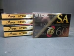 Vintage Tdk SA60 High Bias Iec Type Ii Audio Cassette Tapes Lot Of 5 Sealed. Fixed Price $44.99.