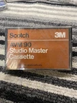 Scotch Studio Master Avm 90 Blank Cassette Tape (1) (new) Sealed. Fixed Price $9.95.