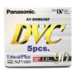 Panasonic Mini Dvc Pack Of 5 Cassette Sp Ideal For Lp Mode 90 AY-DVM60EF. Fixed Price $39.95.
