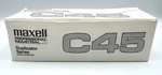 Maxell C45 Cassette Professional Industrial Duplicator Series - Pack 20. Fixed Price $45.99.