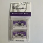 Radio Shack MC-90 Micro Cassettes Package Of 2 New Old Stock Sealed. Fixed Price $5.99.