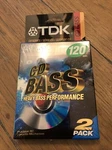 Audio Cassette Tapes Blank Tdk 120 Minute Cd Bass Brand New Pack Heavy. Fixed Price $14.50.