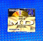 Maxell GMD-74 Gold Blank Mini Disc (1) (sealed). Fixed Price $17.99.