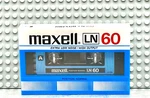 Maxell Ln 60 1982 Europe Type I Blank Cassette Tape (1) (sealed). Fixed Price $26.99.