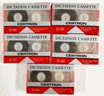 Lot Of 5 Certron Dictation Cassette Tapes Instant Start New Unused Minute. Fixed Price $27.99.