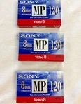 Sony 8MM New Sealed ( 3 Tapes) P6-120MPB. Fixed Price $17.50.