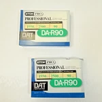 2 Tdk DA-R90 Dat Digital Audio Tapes Professional Minute Record. Fixed Price $23.96.