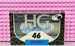 Denon Hg 46 1990 Japan Type I Blank Cassette Tape (1) (sealed). Fixed Price $31.49.