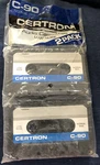 Certron Blank Audio Cassette Recording Tapes Low Noise Normal Bias (1) 2-PK. Fixed Price $48.15.