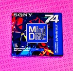Sony MDW-74AN Sapphire Blue Blank Mini Disc (1) (sealed). Fixed Price $14.39.