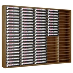 Marsui 100 Slot Cassette Storage Holder Wooden Audio Organizer Cas.... Fixed Price $93.32.
