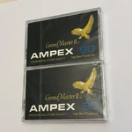 2 Factory Sealed Ampex 90 Grand Master Ii Blank Cassettes / High Bias Brand New. Fixed Price $39.99.