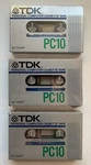 (3) 1983 Tdk PC10 Type Personal Computer Cassette Lot Minute Tapes New. Fixed Price $49.99.