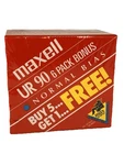 Maxell Ur 90 Audio Cassette 6 Pack (sealed) Vintage. Fixed Price $16.99.