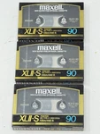 New Maxell Xl Ii-s 90 (3) Compact Cassettes. Fixed Price $40.00.